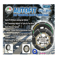Autotecnica Snow Chain Kit for 4x4 4WD SUV Toyota Prado Grandtrek 265/65 R17 Wheels / Rims CA460