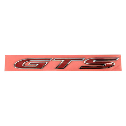 Genuine Holden HSV Badge "GTS" for VF GENF GENF2 GTS Side Badge - Red with Chrome Rim (1 0nly)