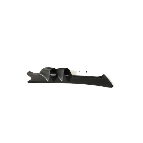 Autotecnica Dual Pillar Pod Gauge (Holds 52mm / 2" Gauges) Holder Black for Toyota Hilux LN 1997 > 2005 - Holds 2 Gauges