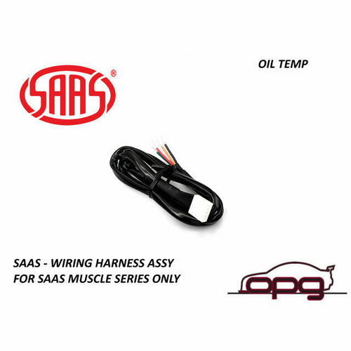 Genuine SAAS SG3121 Wiring Harness - Oil Temp Gauge for - Muscle Series Only