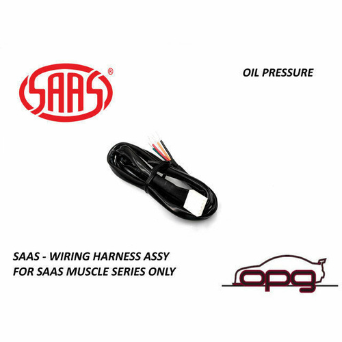 Genuine SAAS SG3130 Wiring Harness - Oil Pressure Gauge for - Muscle Series Only