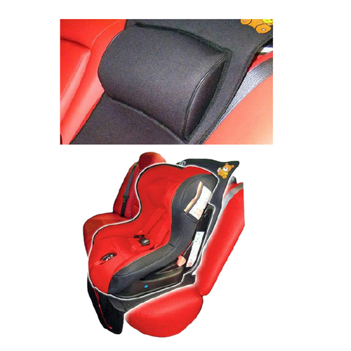 Autotecnica Seat Protector for Baby Capsule Booster Seat with Storage Pockets - 2 in 1