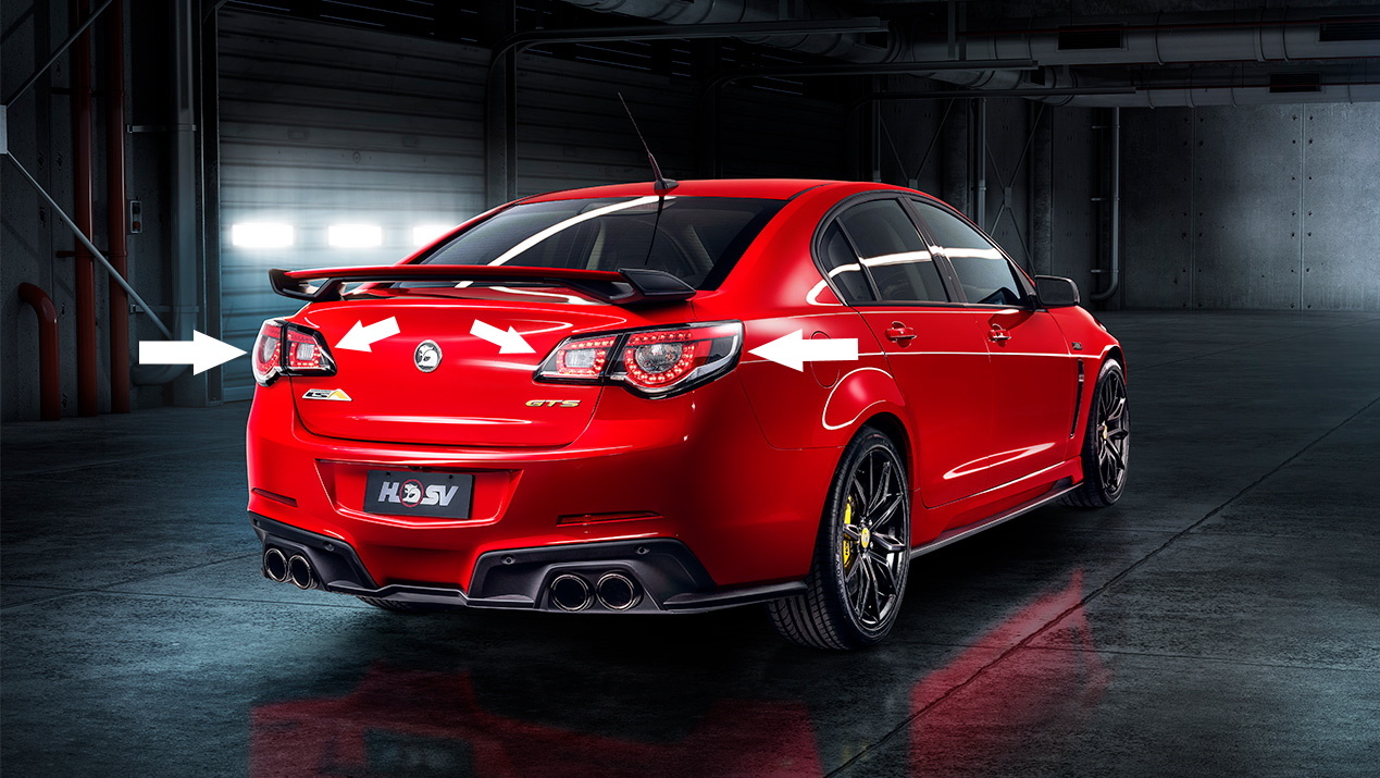 Genuine Holden HSV Tail Lamps Kit for VF HSV Gen-F GenF-2  Sedan Set Of 4