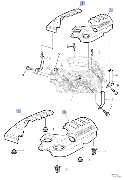 Genuine Holden Engine Cover for VE V6 Series 1 Engines - Some (Please send VIN first before buying)