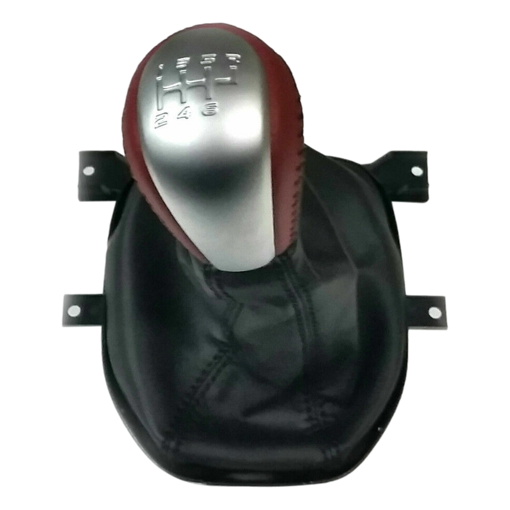 Genuine Gearshift Knob Red/Grey Leather HSVi Manual VE SS SSV Thunder