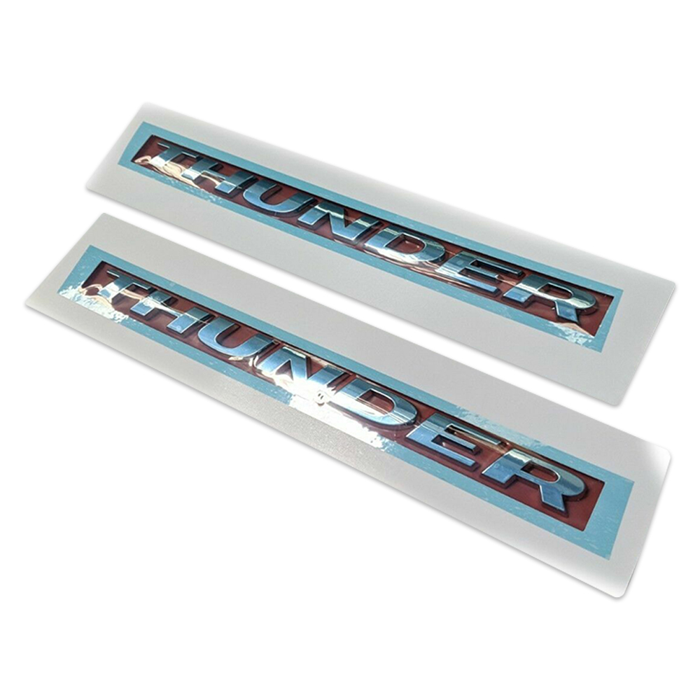 Genuine Holden Lumina Chrome Badge – Rear Bootlid / Trunk Emblem For VY VZ, Silver Plastic With Adhesive