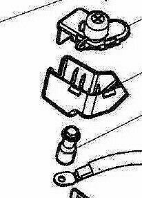 Genuine Holden Positive Battery Jump Start Cover Upper 7 Lower - Suits Holden VE / WM 2006 2007 2008 2009 2010 2011 2012