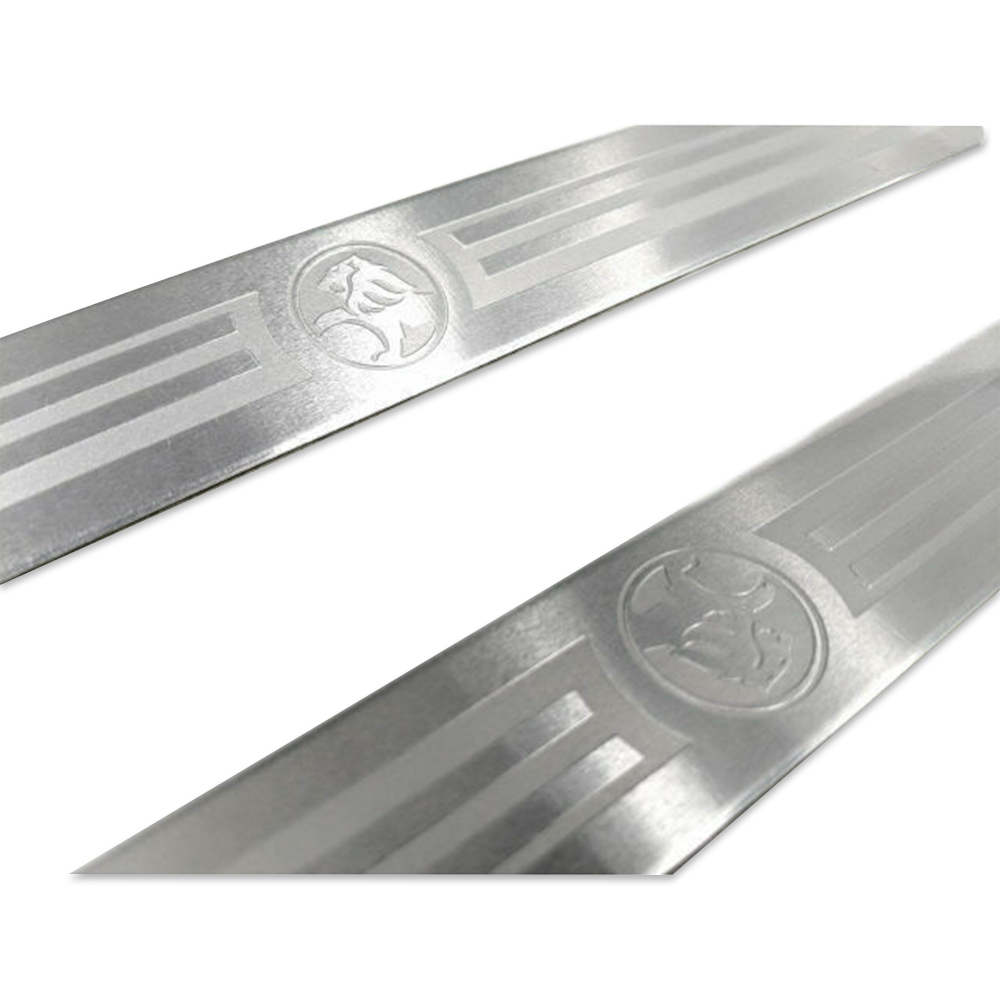 Genuine GM Holden Scuff Sill Plates with Lion Emblem Front for ZB