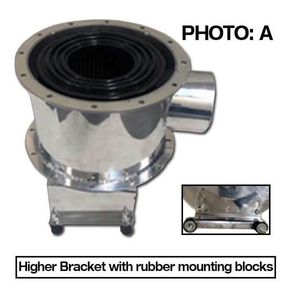 Autotecnica Hi Performance 4x4 SUV Universal Air Box Filter Kit Polished Silver Aluminium for Universal Applications