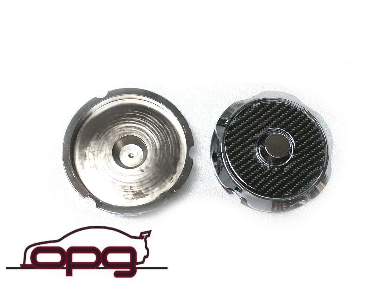 Autotecnica Carbon / Chrome Alloy Strut Tower Cap Kit for Ford Mustang