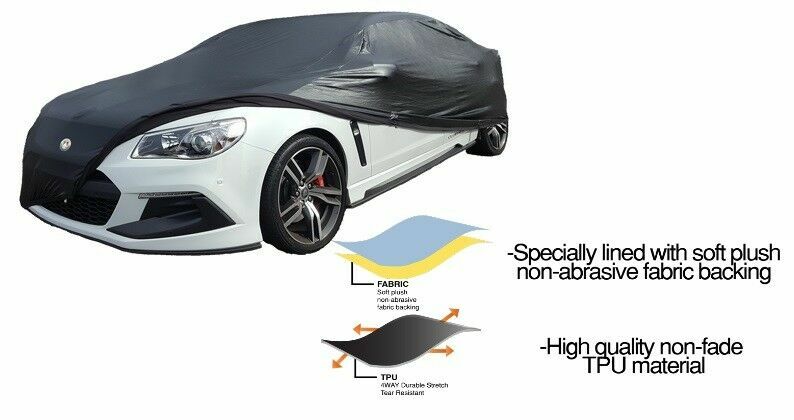 Autotecnica Indoor Sports Garage Car Cover Non Scratch for Porsche 991 991.2 911 All - Black