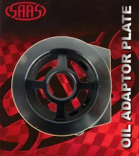 Genuine SAAS Black Oil Adapter / Sandwich Plate for Oil Temperature Gauge