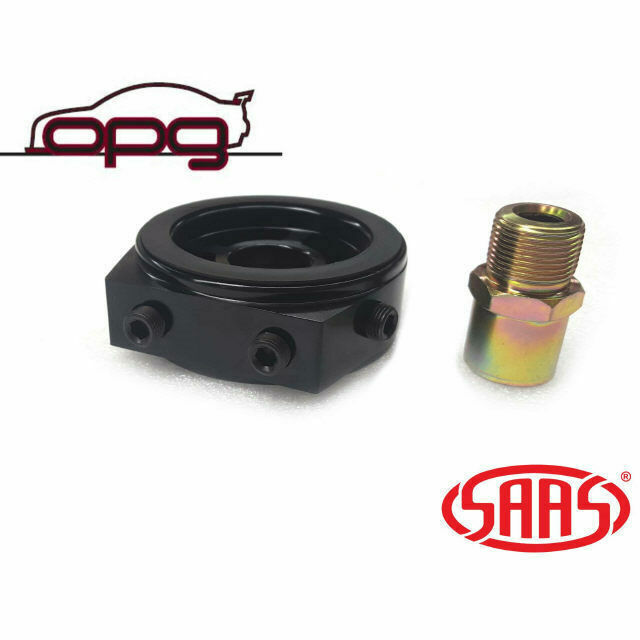 Genuine SAAS SGAP1 Black Oil Adapter Sandwich Plate for Oil Pressure BF Ford FPV V8 XR8