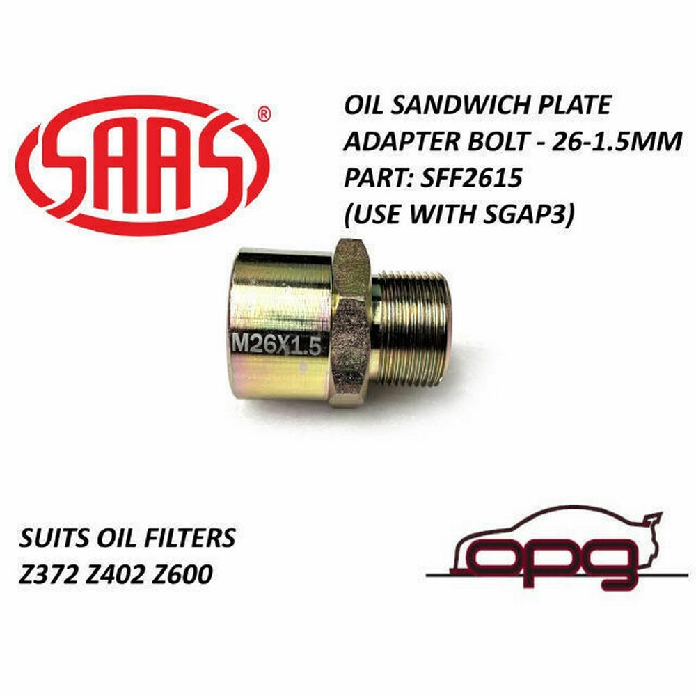 Genuine SAAS SGAP3 SFF2615 Oil Adaptor Sandwich Plate for Oil/Temp Press Z600 Z372 Z402