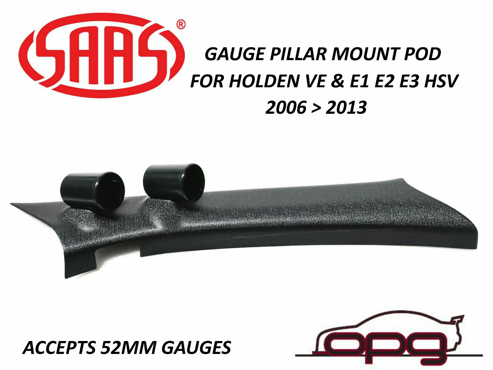 Genuine SAAS Pillar Pod / Gauge Package for Holden VE & HSV E1 E2 E3