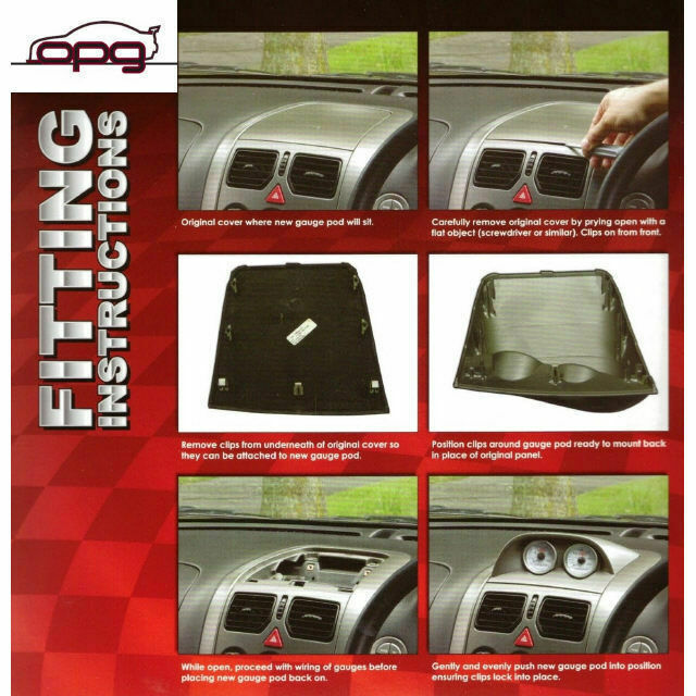 Genuine SAAS Gauge Dash Pod / Holder for HSV Holden Monaro VY VZ 52mm