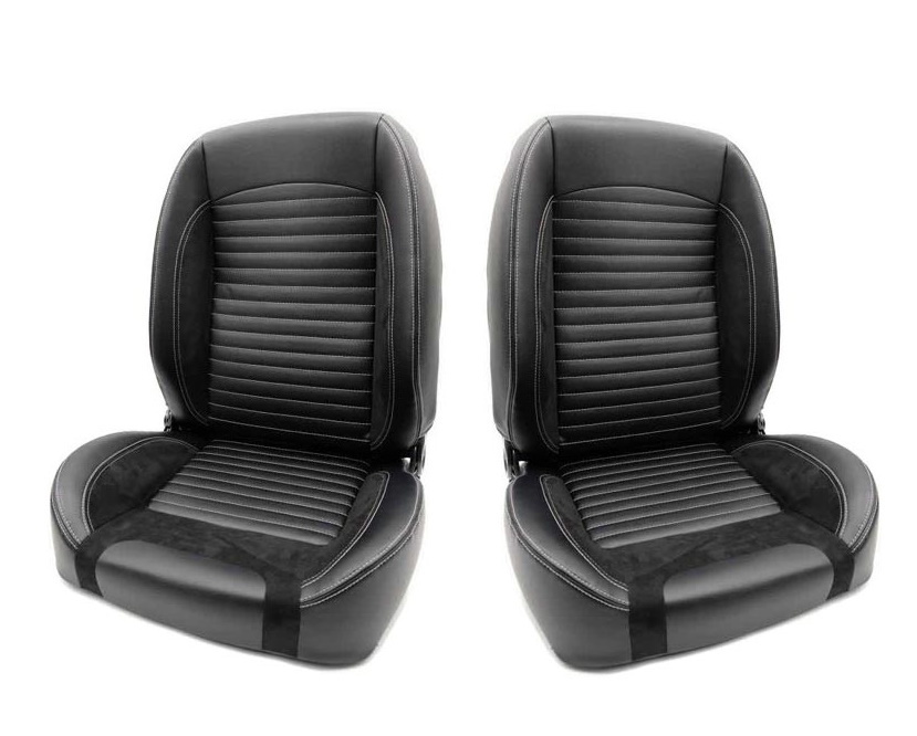 Autotecnica Classic Retro Style Low Back Bucket Seats for Ford Falcon