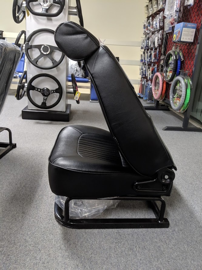 Autotecnica Classic Deluxe PU Leather Bucket Seats Car Reclinable for