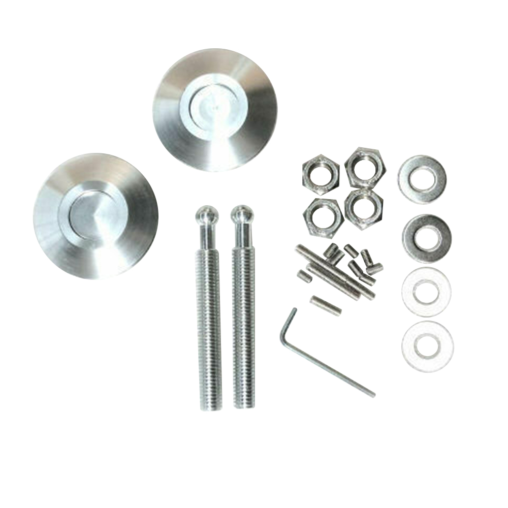 TFI Billet Alloy Lock Pins Set Push Button Performance Race Catch Latch