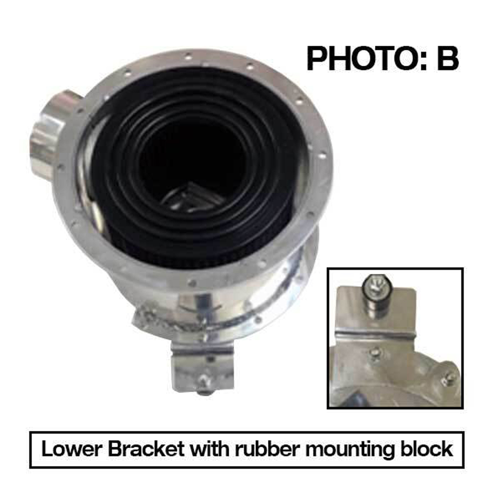 Autotecnica Hi Performance 4x4 SUV Universal Air Box Filter Kit Polished Silver Aluminium for