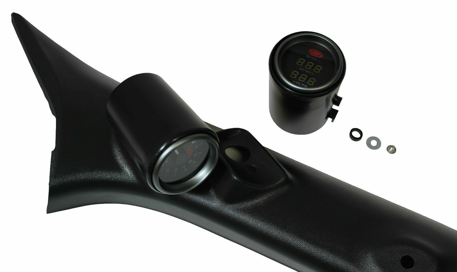 Saas Gauge Pillar Pod For Toyota Landcruiser 100 Series 52mm Gauges 98 U0026gt 07