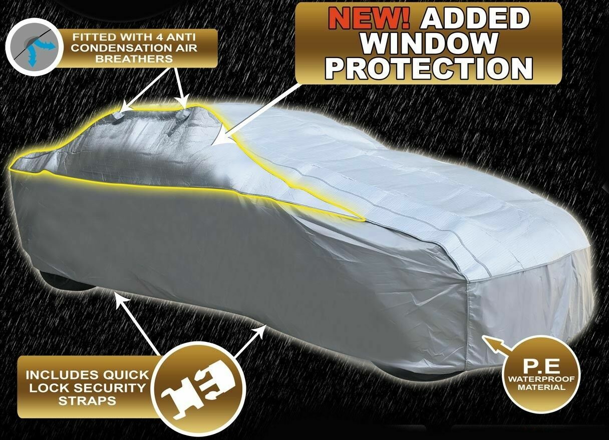 Premium Top / Window Car Cover 2 in 1 Hail Cover Waterproof fits > 4m eBay