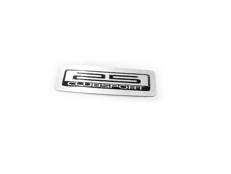 Genuine HSV 25th Anniversary Clubsport Door Badges – Gloss Black – For VF GEN-F GENF2