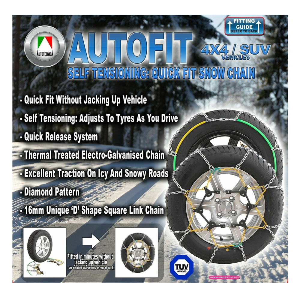 Autotecnica Snow Chain Kit for 4x4 4WD Lexus RX350 RX400 RX350h 235/60