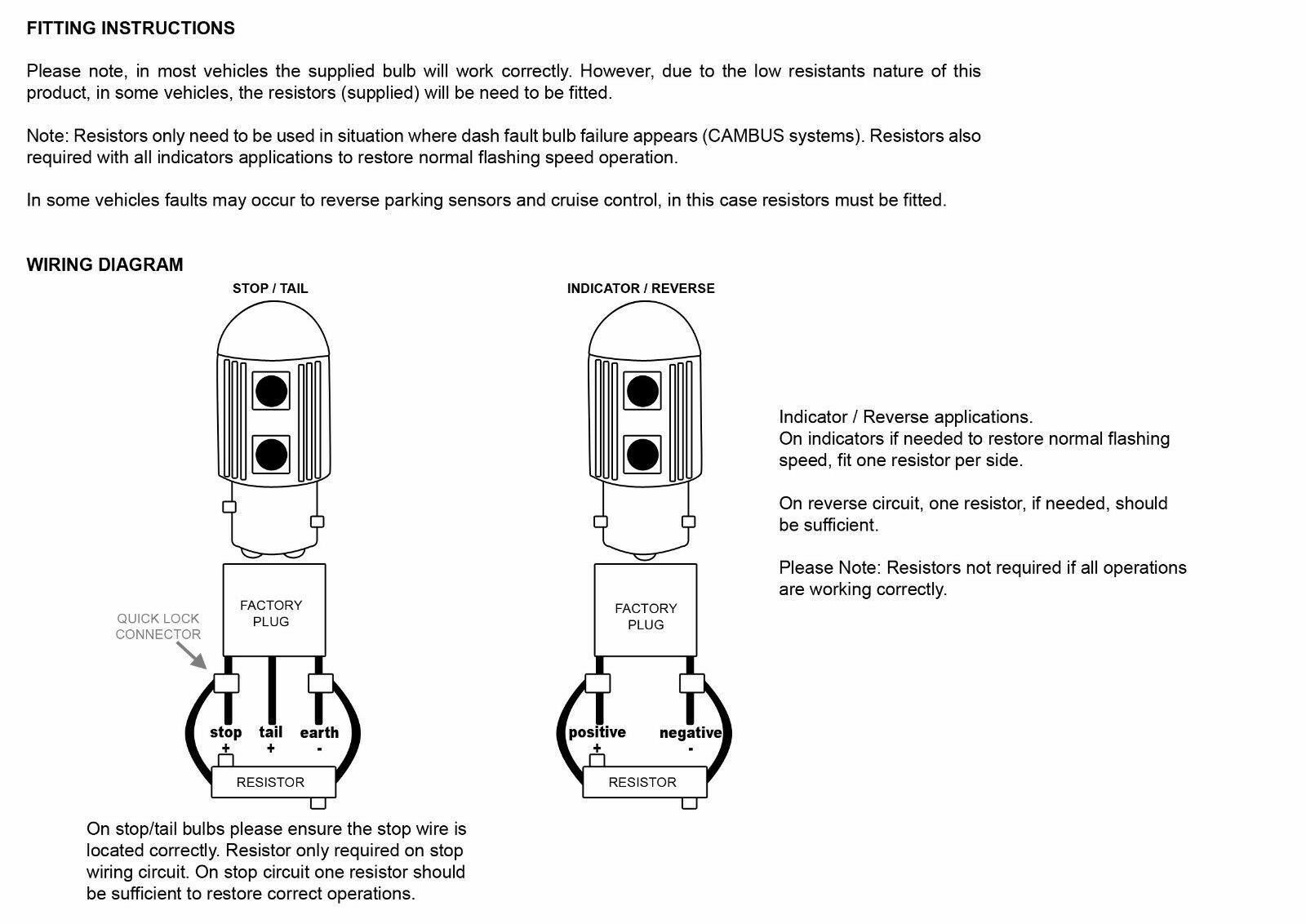 Autotecnica LED SMD Tail Lamp Globe Conversion for VT VX VY VE