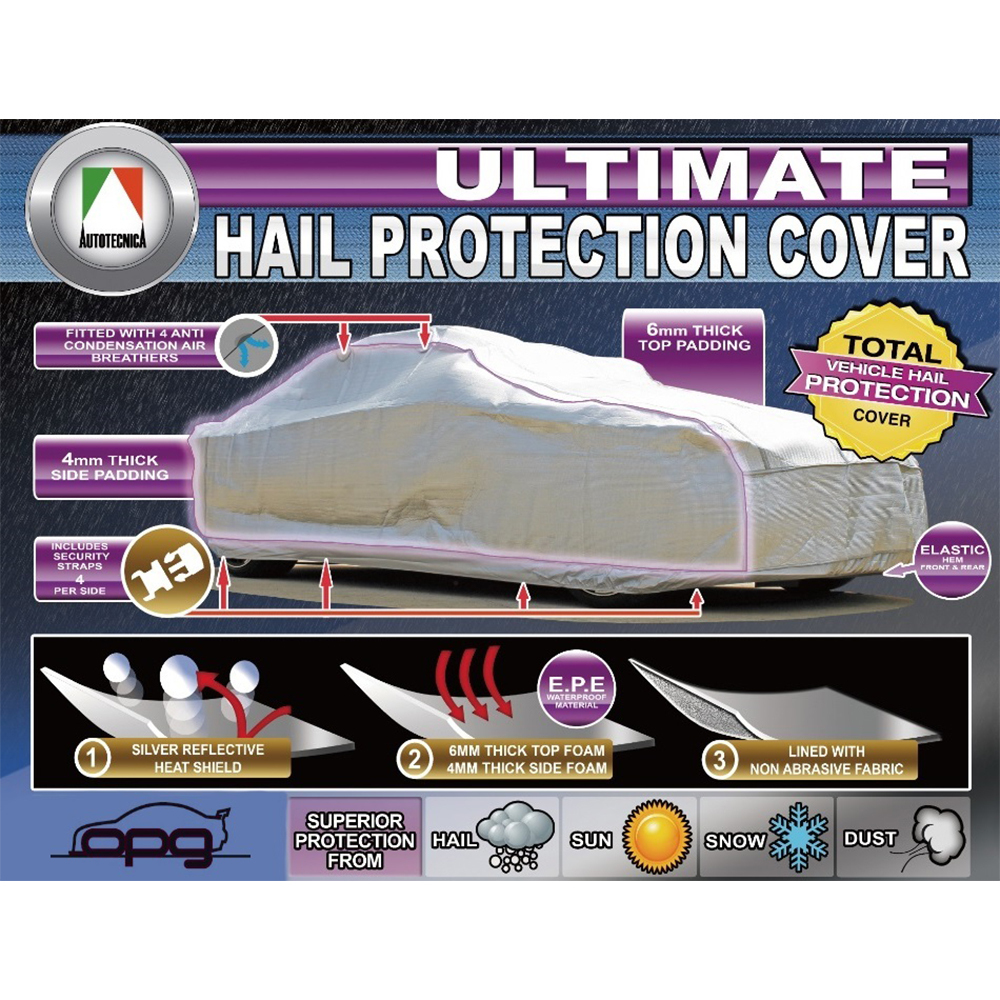 Autotecnica Ultimate 4WD SUV X-Large Full Hail Cover fits Cars