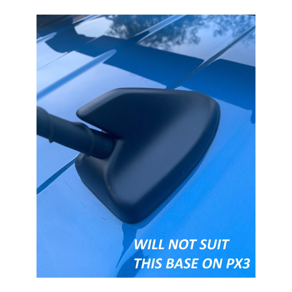 thumbnail image 2 of Short Bee Sting Antenna For Mazda BT-50 (2011-2022) – Black Rubber Flexible Aerial 2 of 5