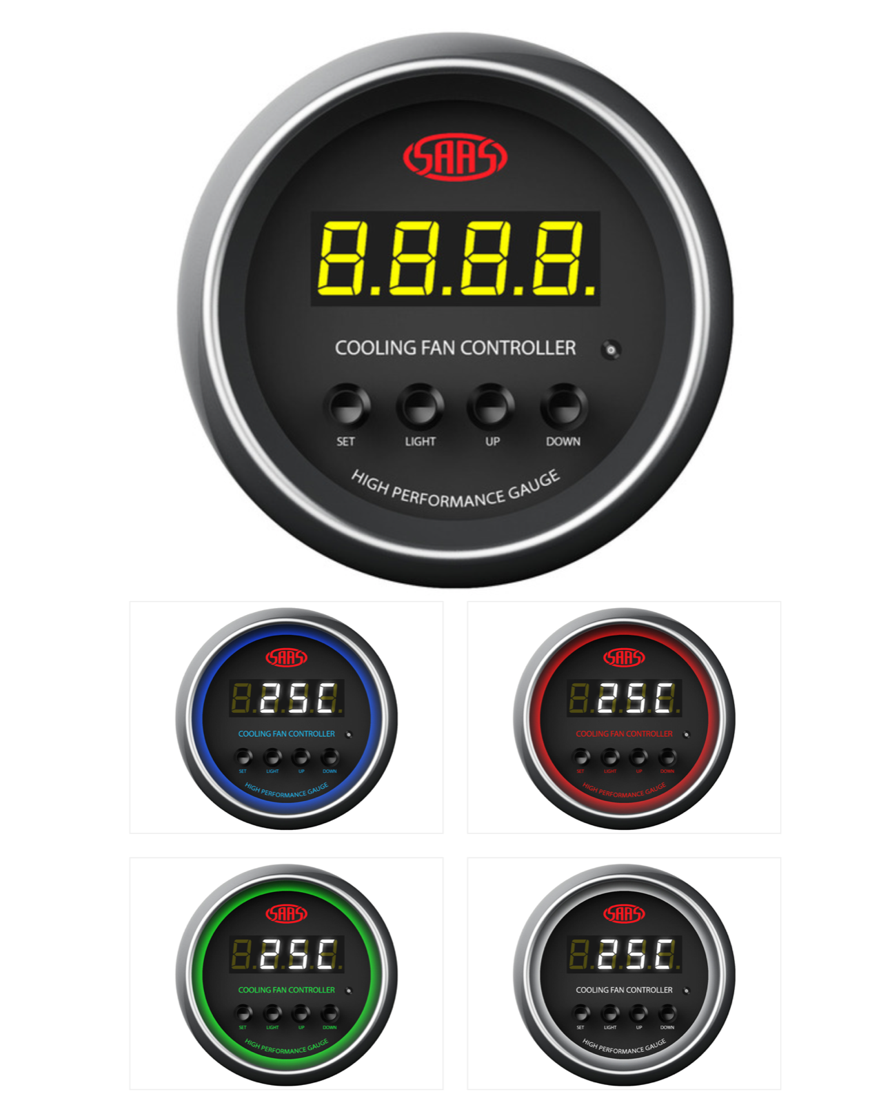 Genuine SAAS SG-CFC52B Radiator Cooling Fan Controller 1 or 2 Fans ...