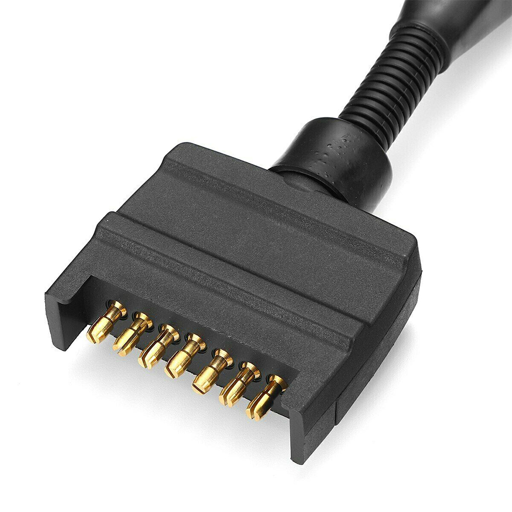 Trailer Adaptor Plug 7 Pin Male Plug to 12 Pin Female Flat *Australian Stock* eBay