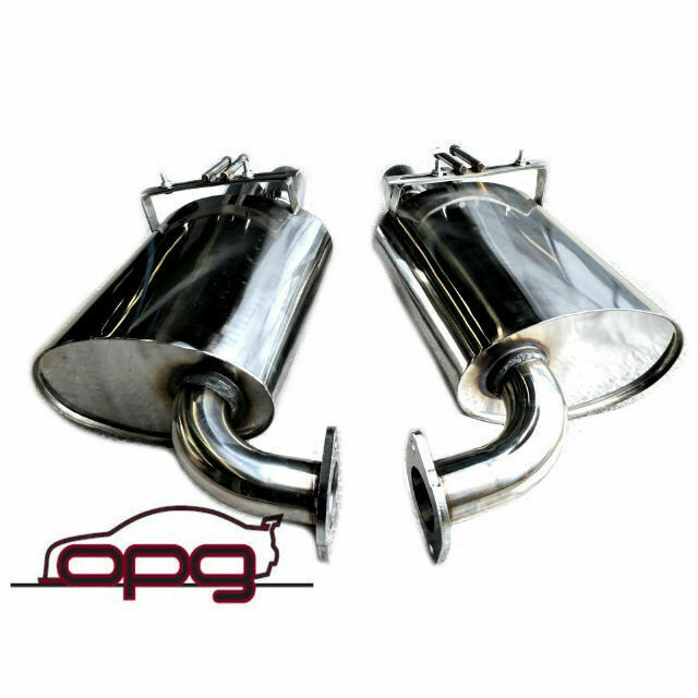 EXHAUST REAR MUFFLER VE SS SSV SV6 HSV DIFF BACK UTE ROLLED 3" TIPS FREE POST eBay