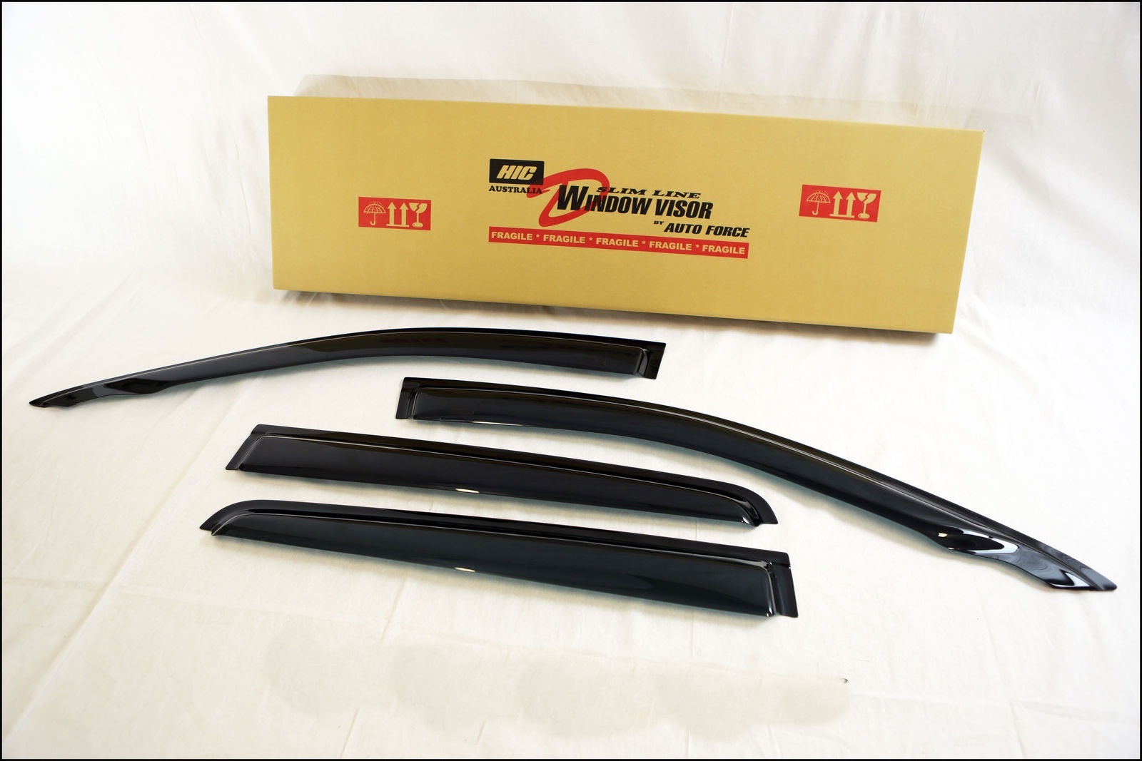 Slimline Weathershield Weather Shield Kit for Ford Ranger Twincab PX