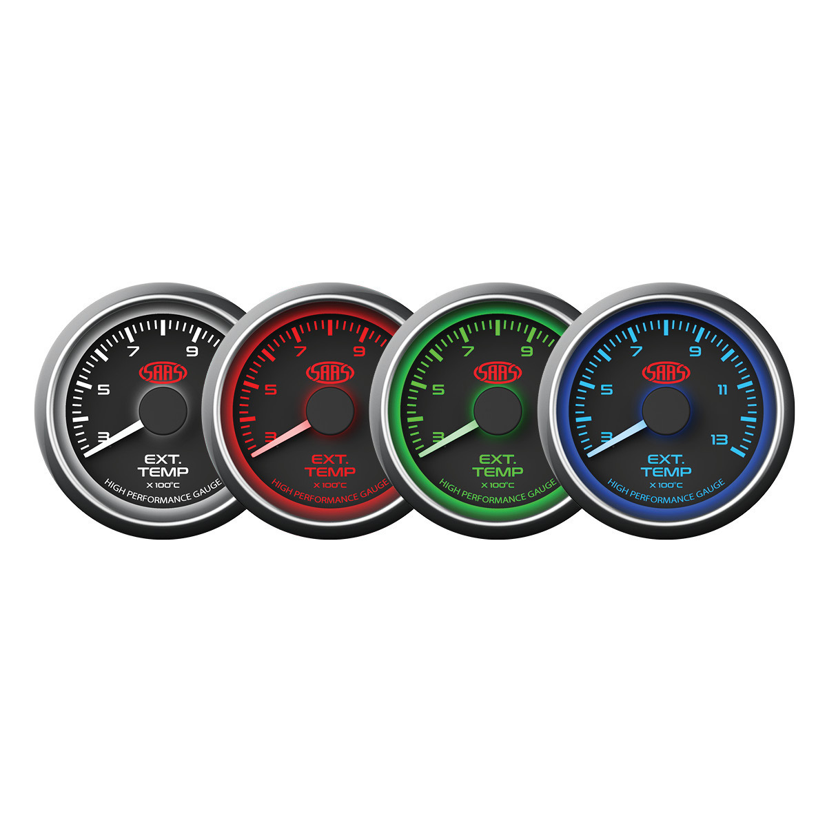 SAAS Muscle Series Diesel EGT & Boost 52mm 2in Analogue Gauge Combo