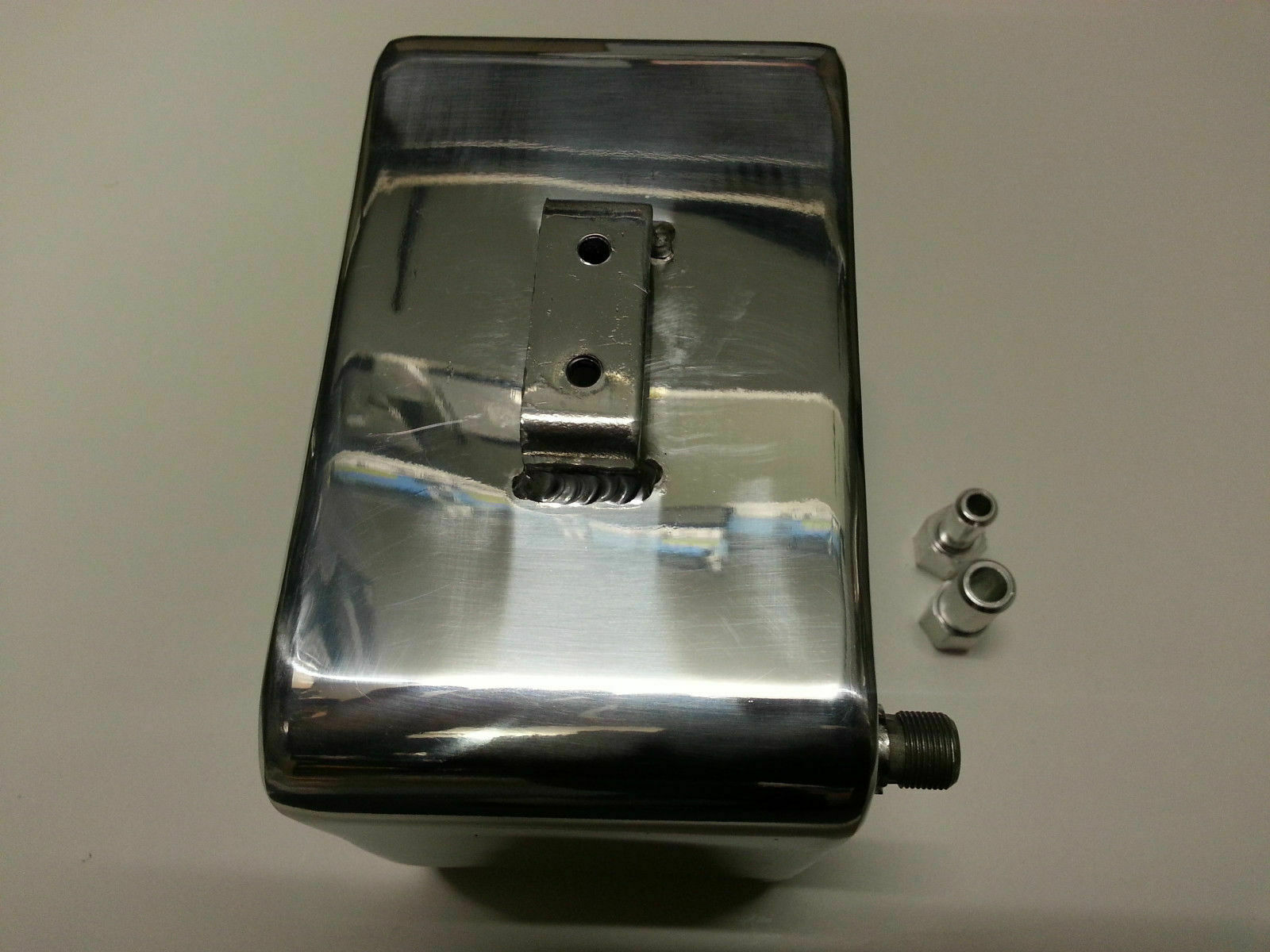 Polished Alloy Radiator Overflow Recovery Tank for Holden FB EK EJ EH