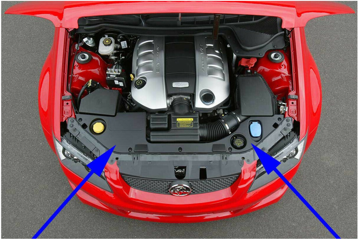 Genuine Holden Radiator Cover Engine Bay for WM Statesman and Caprice V8 Models Only