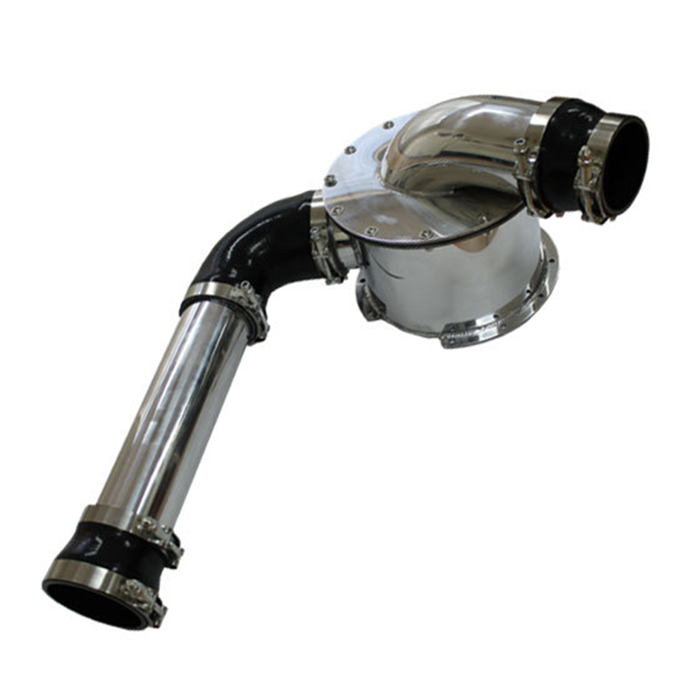 Autotecnica Hi Performance 4x4 SUV Universal Air Box Filter Kit Polished Silver Aluminium for Universal Applications