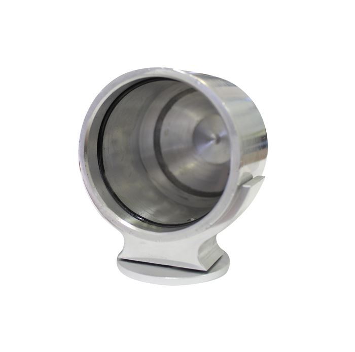Autotecnica GP7S Billet Silver Gauge Dash Pod Twin – Fits 52mm Or 60mm Swivel Gauges, Universal Mount