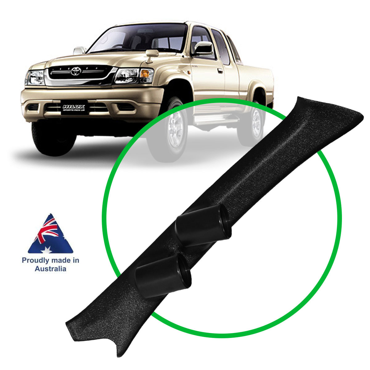thumbnail image 2 of SAAS A-Pillar Gauge Pod For Nissan GQ Patrol Y60 (1987-1997) – Holds 2 X 52mm Gauges 2 of 3