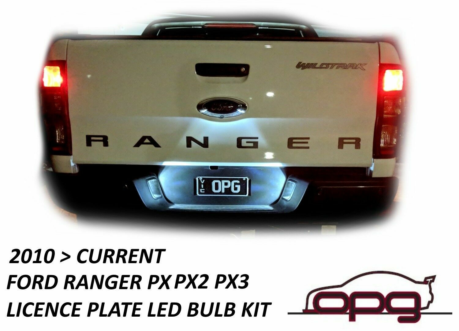 led licence plate