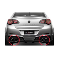 Genuine HSV Exhaust Finishers (Exhaust Tips) Chrome Left / Right VF GenF GenF2 Clubsport Pair