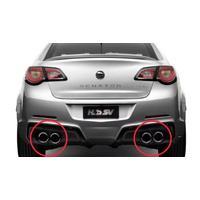 Genuine HSV Exhaust Finishers Chrome (Exhaust Tips) Left / Right VF GenF GenF2 GTS Pair