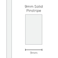 Genuine SAAS Pinstripe Solid White 9mm x 10mt