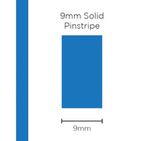 Genuine SAAS Pinstripe Solid Medium Blue 9mm x 10mt