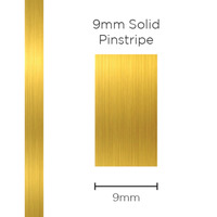 Genuine SAAS Pinstripe Solid Gold 9mm x 10mt