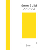 Genuine SAAS Pinstripe Solid Yellow 9mm x 10mt