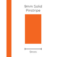 Genuine SAAS Pinstripe Solid Orange 9mm x 10mt