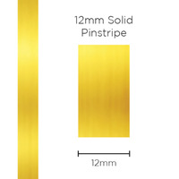 Genuine SAAS Pinstripe Solid Gold Mylar 12mm x 10mt